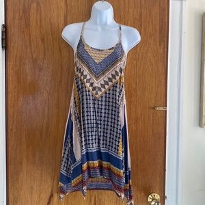 Boho printed tunic dress